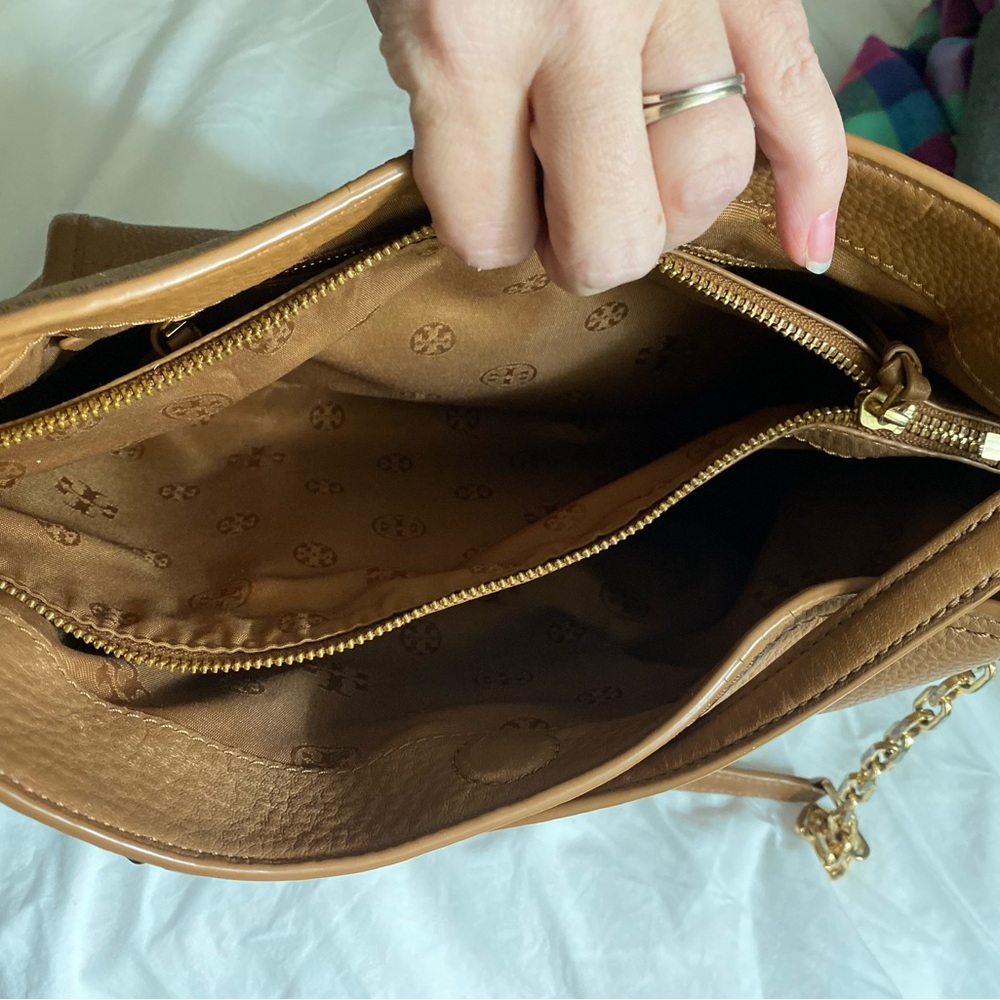 Tory Burch Brown Leather Shoulder Bag - Picture 7 of 7